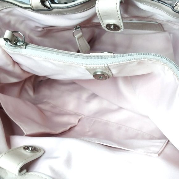 Coach Inlaid Patchwork Leather Chain Tote Bag F20013 Brown/Gold MSRP $468 - Picture 8 of 11